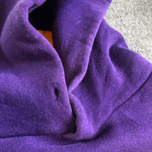 Russel Athletic East Carolina University Hoodie Mens Small Purple Sweatshirt - Picture 4 of 10